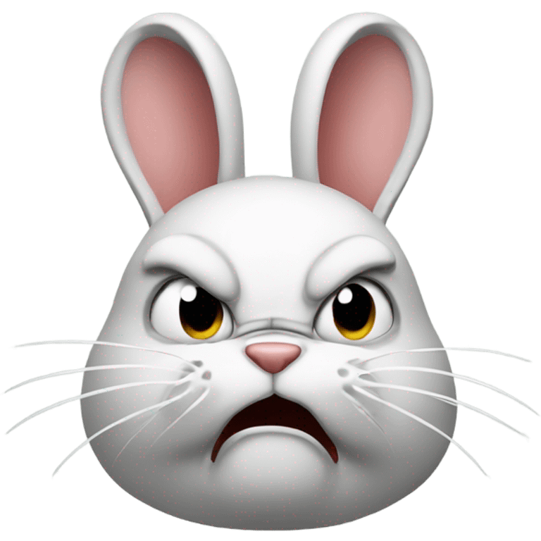 angry rabbit emoji