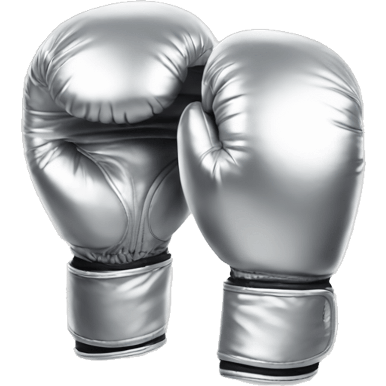 Silver boxing gloves emoji