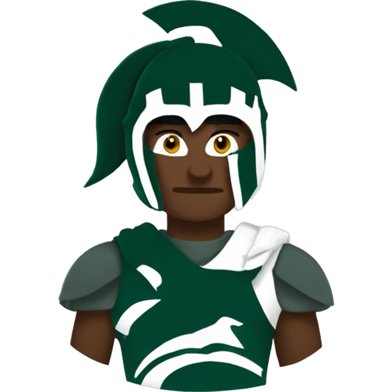 Michigan State Spartan emoji