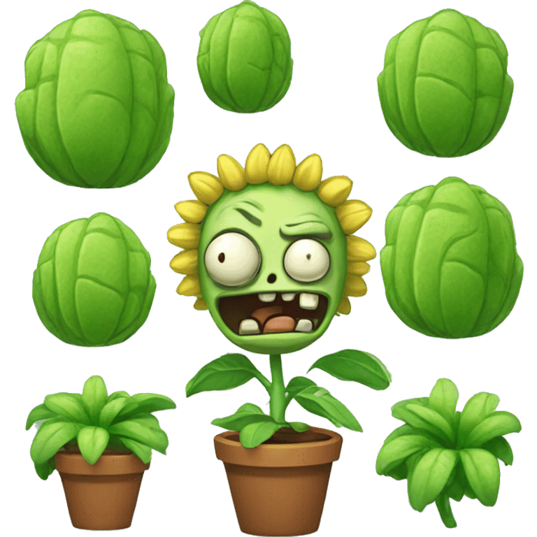 plants vs zombies emoji