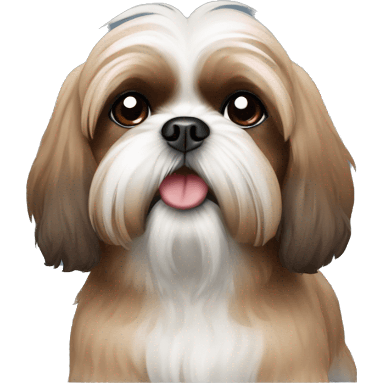 Brown shih tzu emoji