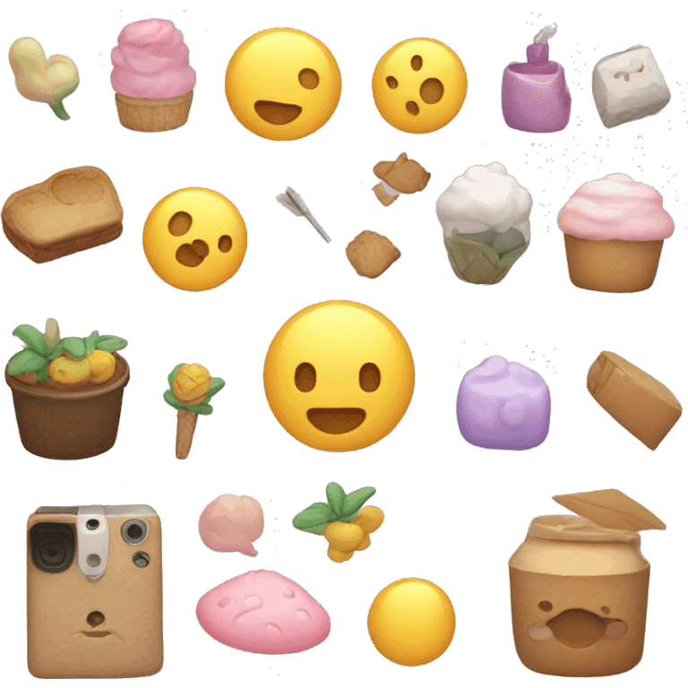 Cute aesthetic items emoji