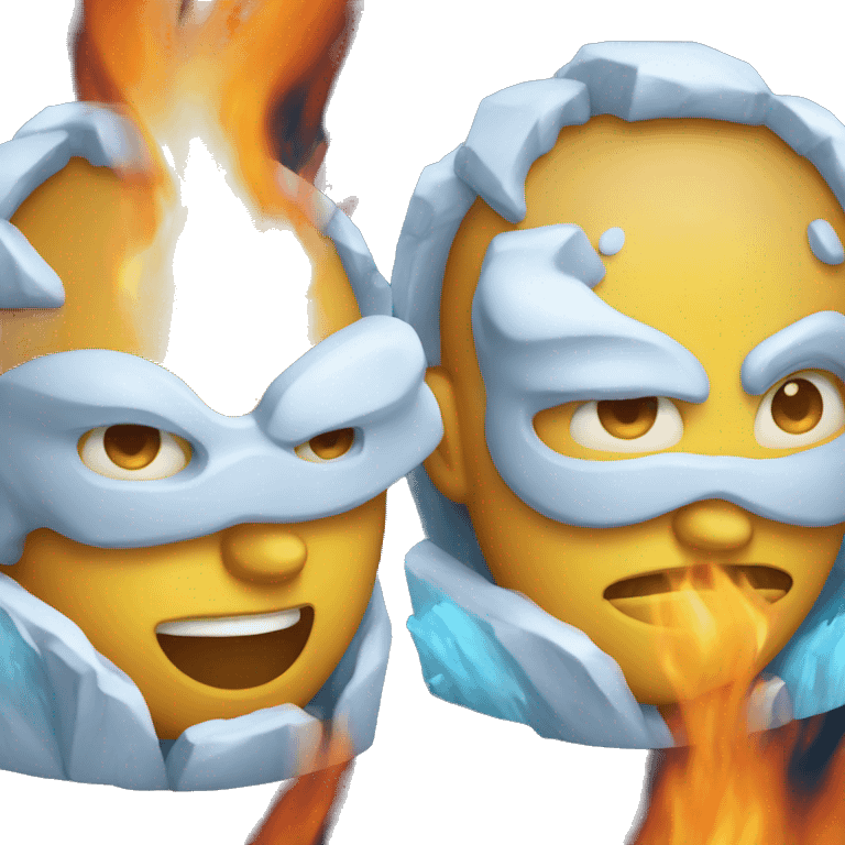 fire and ice emoji