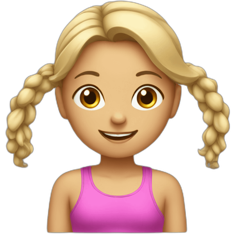 girl and fitness emoji