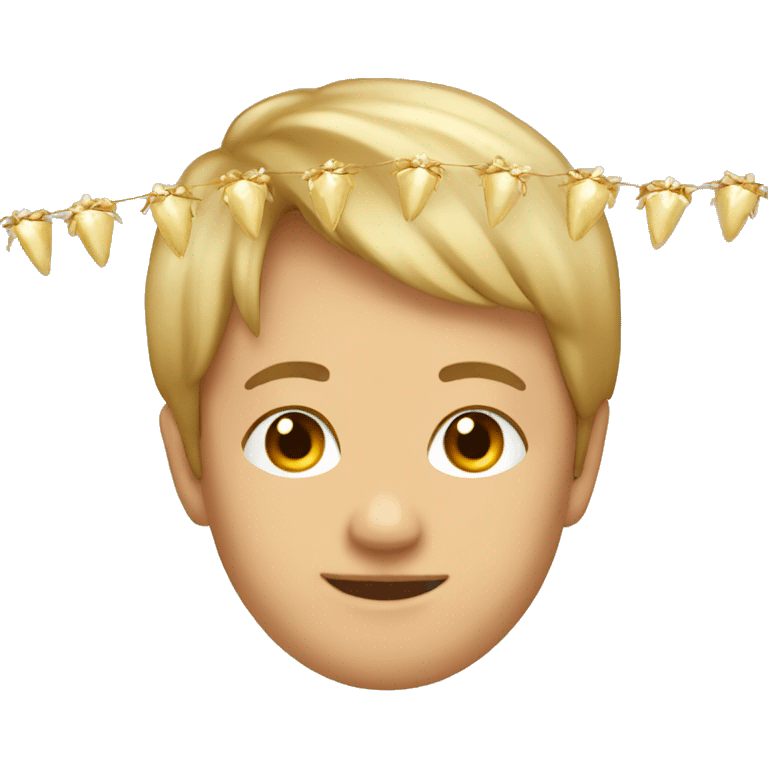 Beige garlands emoji