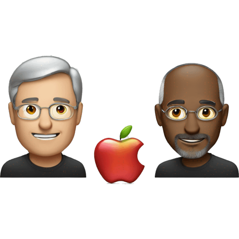 team apple and steve jobs emoji