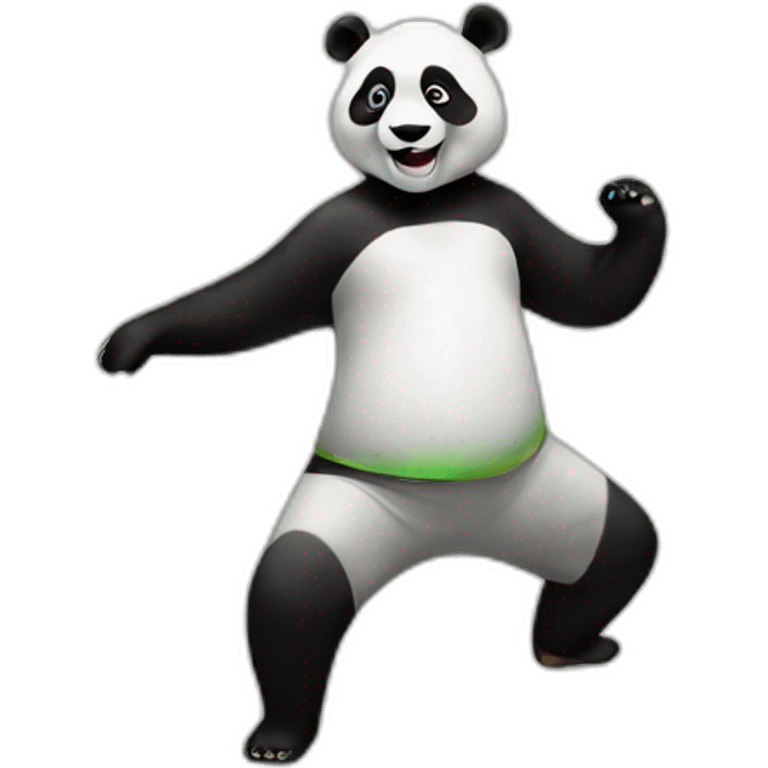 Panda dance emoji