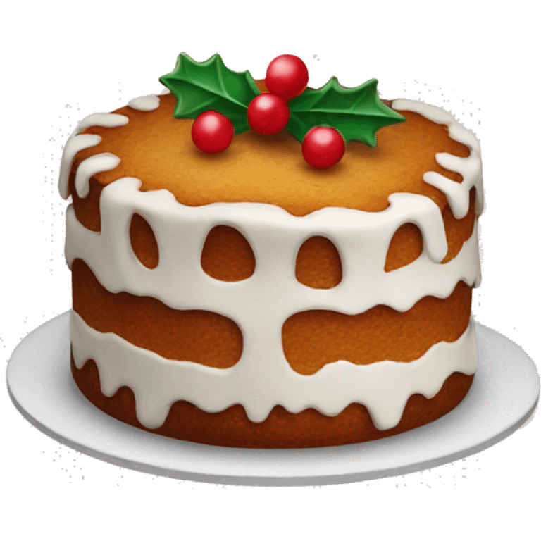 christmas cake emoji