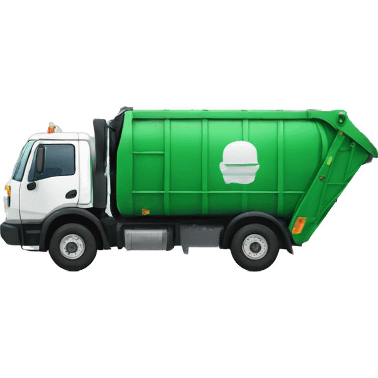 garbage truck side view emoji