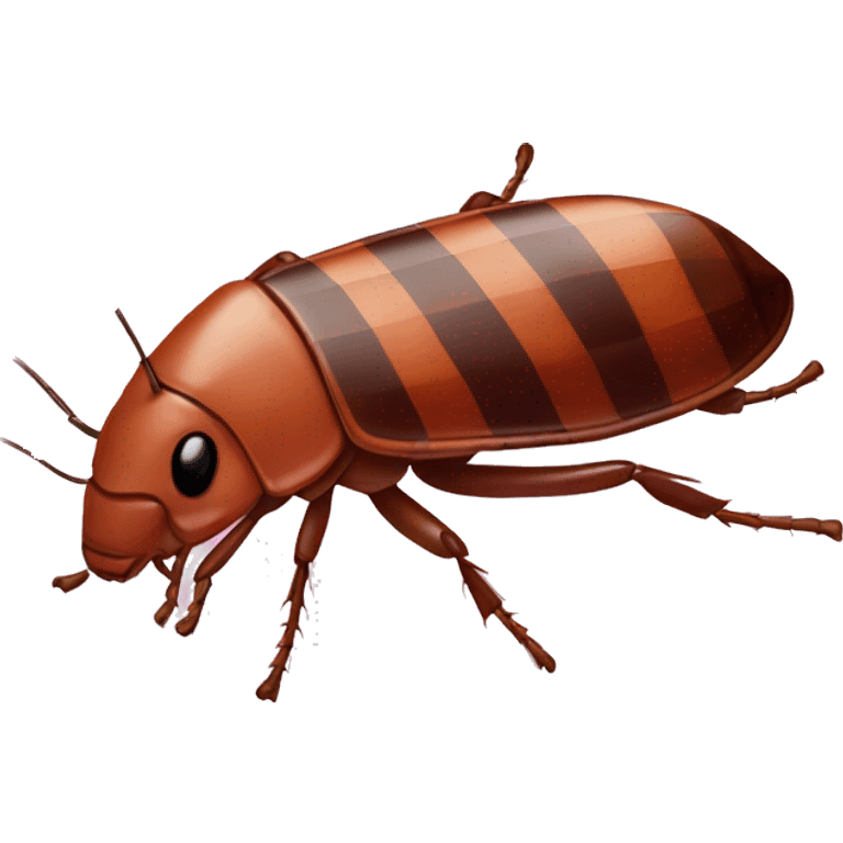 pink checkered cockroach emoji