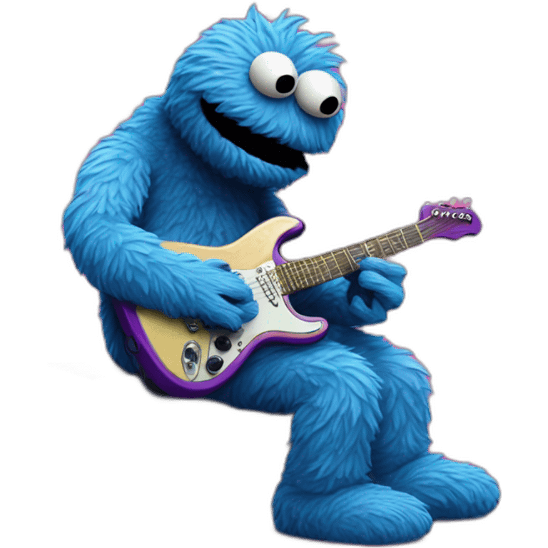 synthwave-cookie-monster emoji