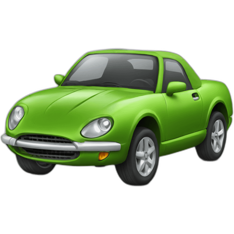 Lézard voiture volante emoji