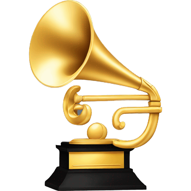 Grammy award emoji