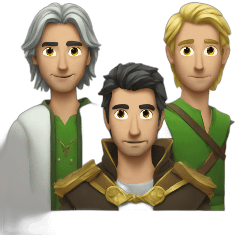 Robinhood with Baiju and Vlad emoji