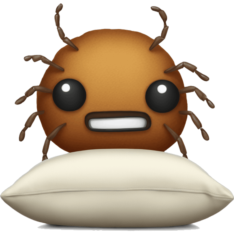 Tick on a pillow emoji