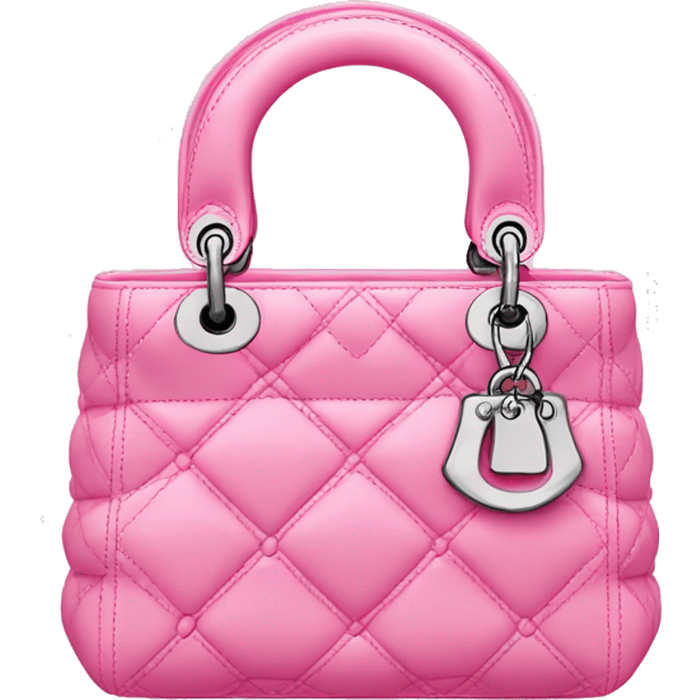 Pink lady dior bag emoji