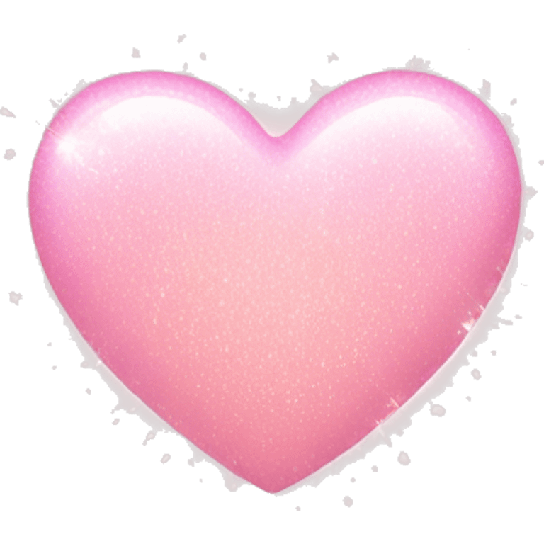 light pink heart with sparkles emoji