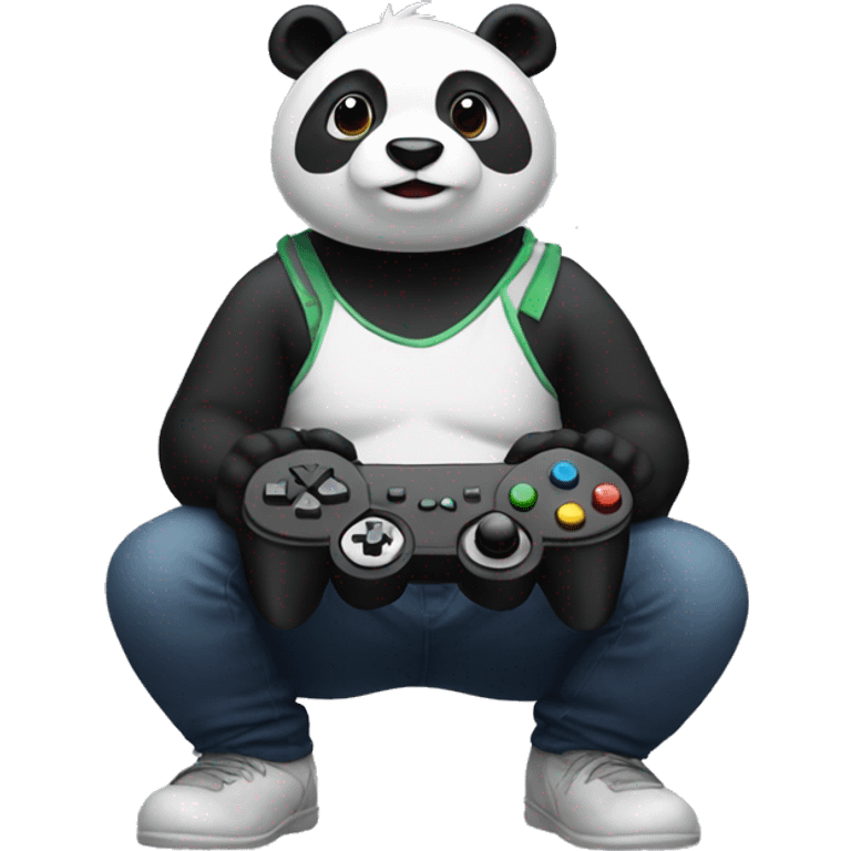 gamer panda emoji