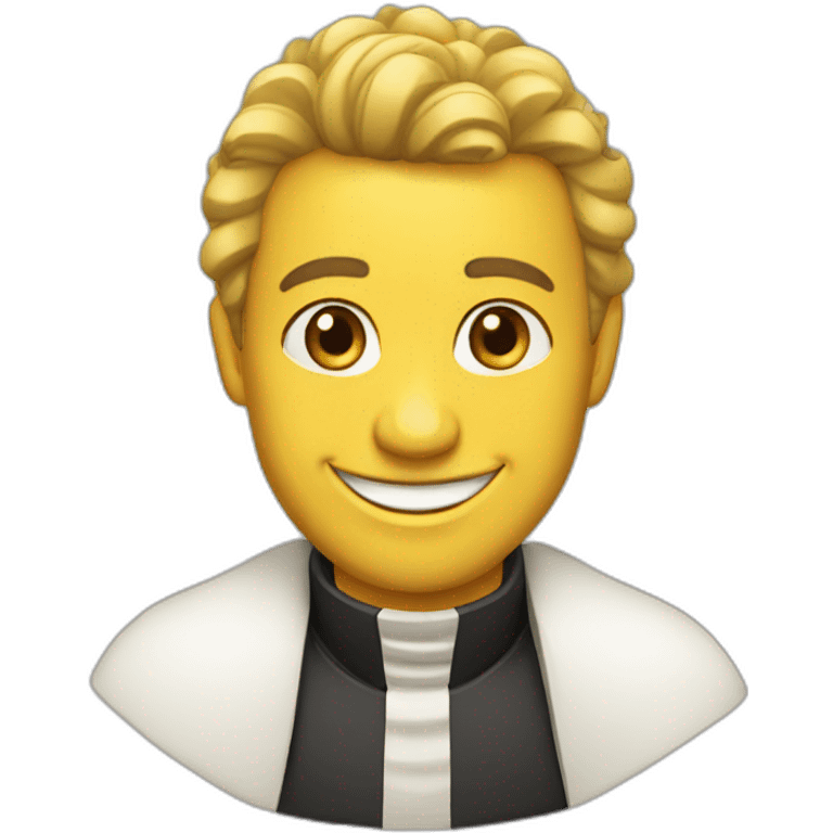 Smiling chess bishop emoji