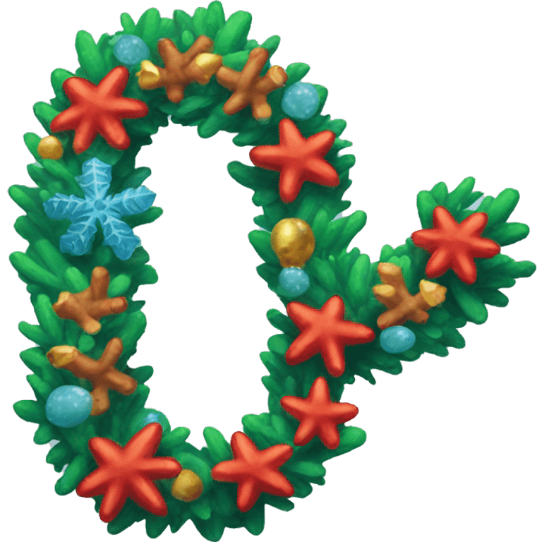 Christmas reef emoji