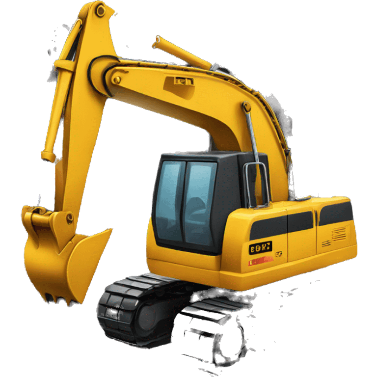 The excavator extracts ore emoji