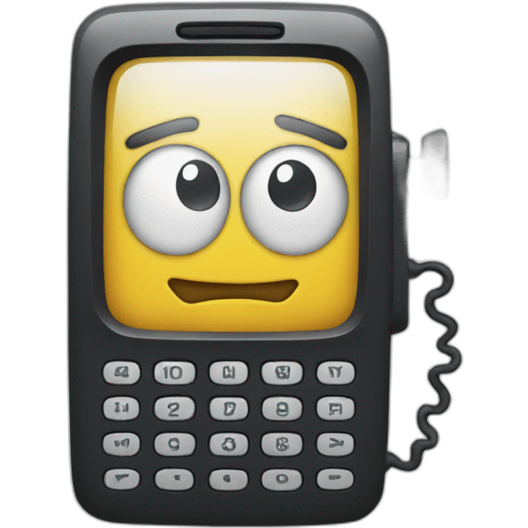 Watching phone emoji