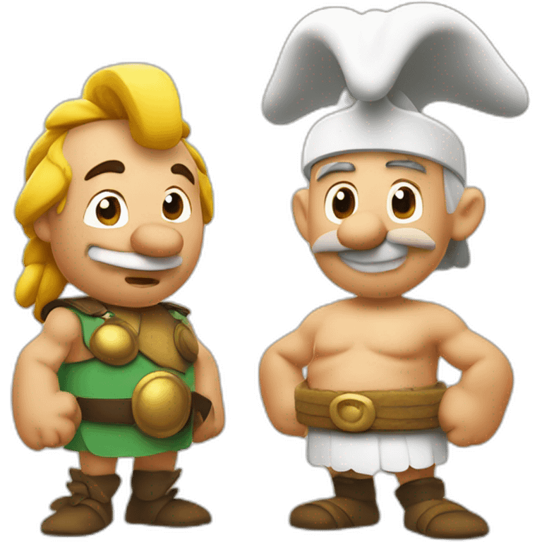 Asterix and Obelix emoji