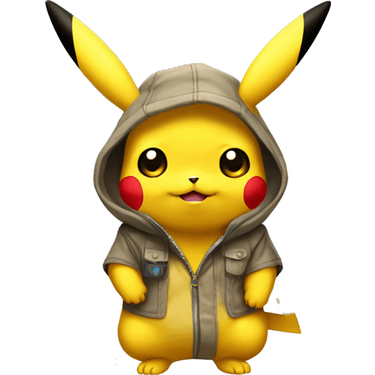 Pikachu con vestidor  emoji