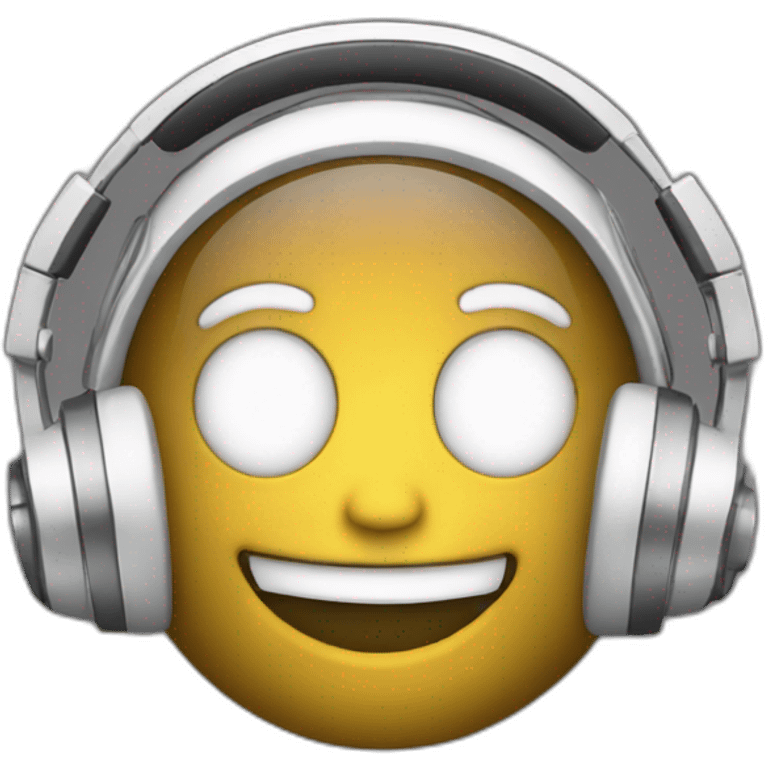 techno music smile not face emoji