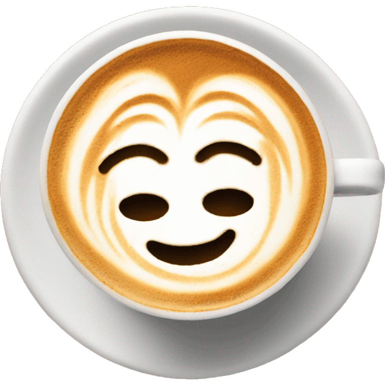 Latte art emoji