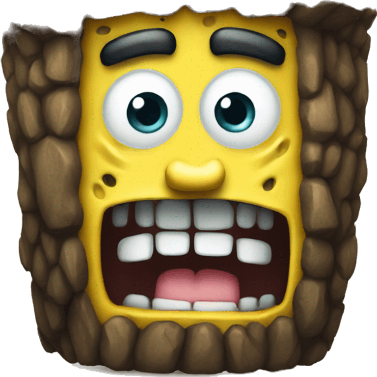 spongebob as caveman emoji