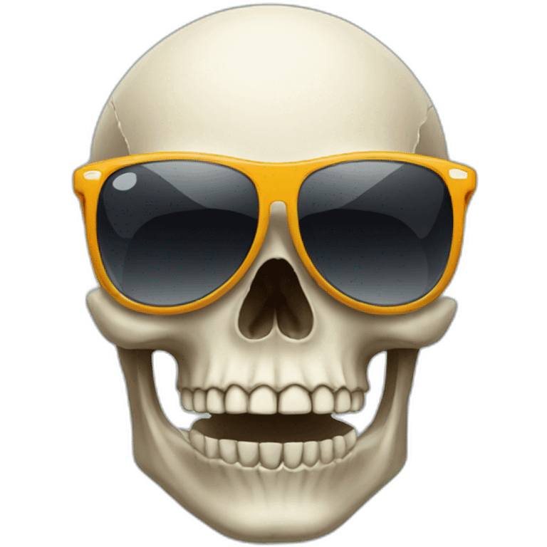 skull with sunglasses emoji