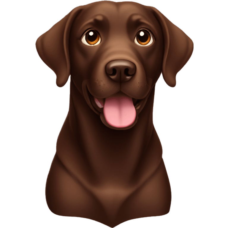 chocolate labrador emoji