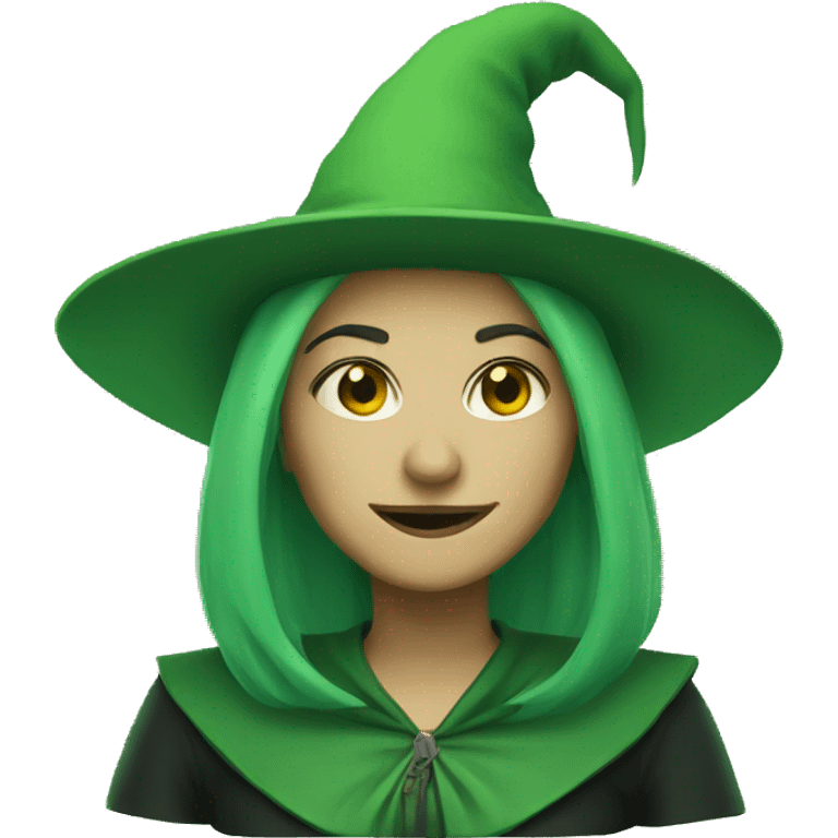 Green witch emoji