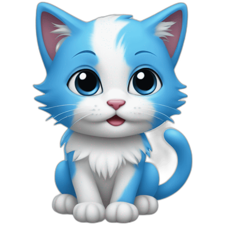 Smurf kitten emoji