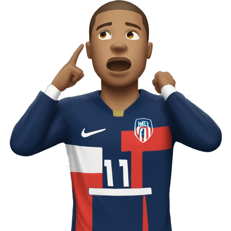 mbappe qui pleure emoji