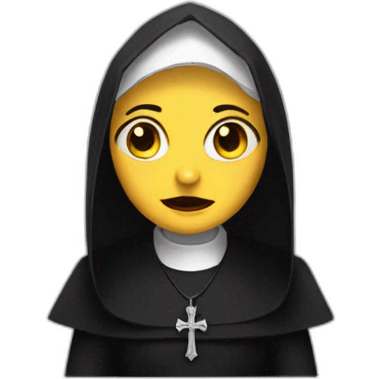 The Nun as a Devil movie  emoji