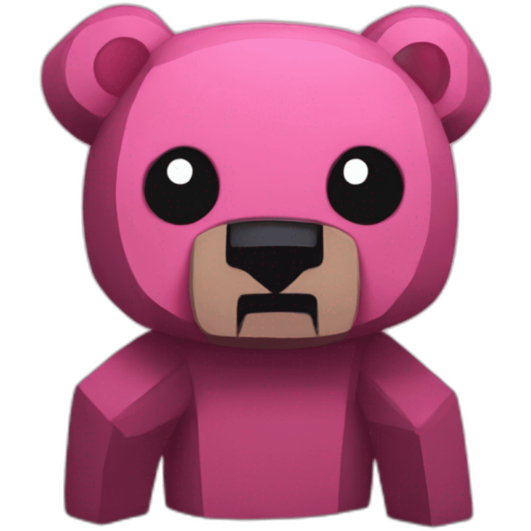 Gloomy bear minecraft emoji