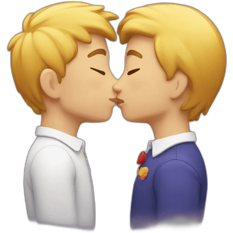 Gay kiss emoji