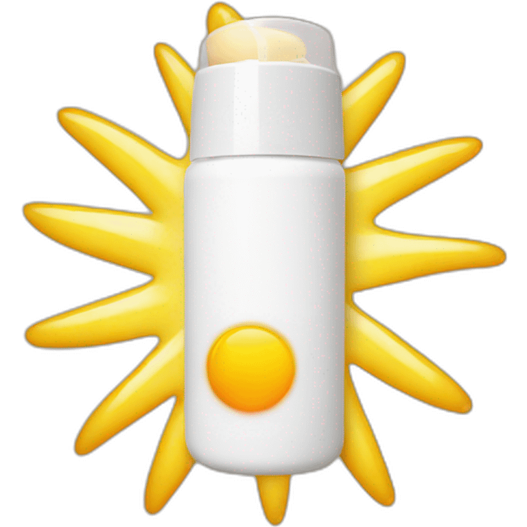 Sunscreen emoji