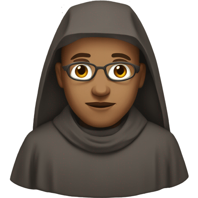 A Christian monk emoji