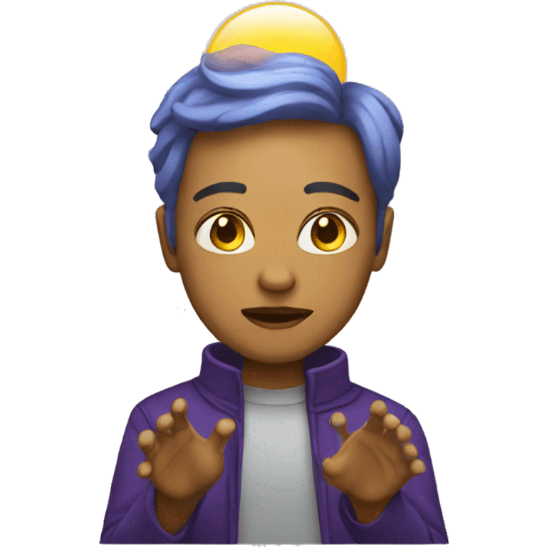 person with psychic powers emoji