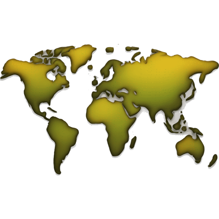 World map without Russia  emoji