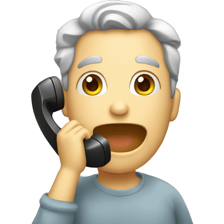 talking on the phone emoji