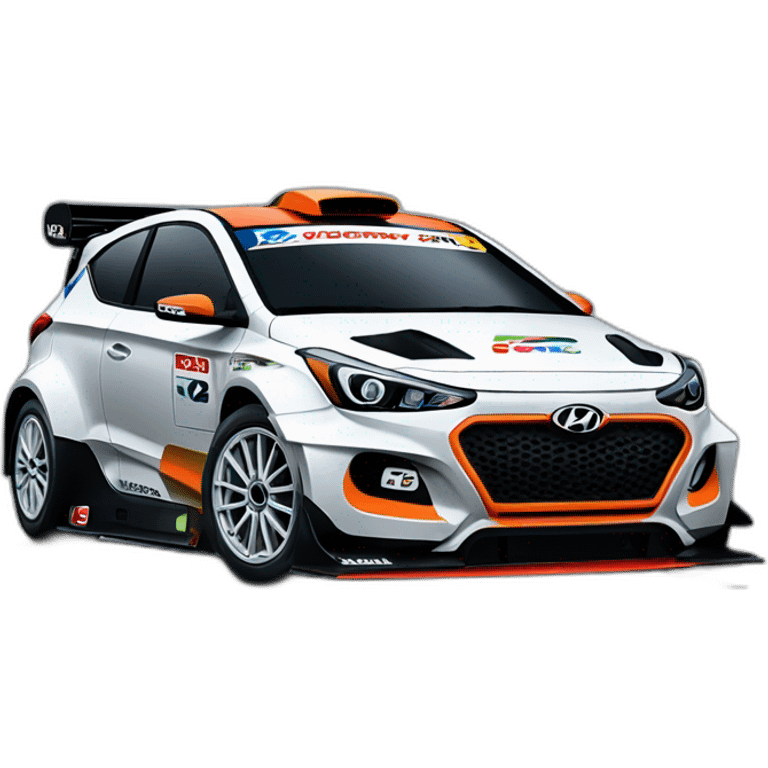 Hyundai grand i20 wrc emoji