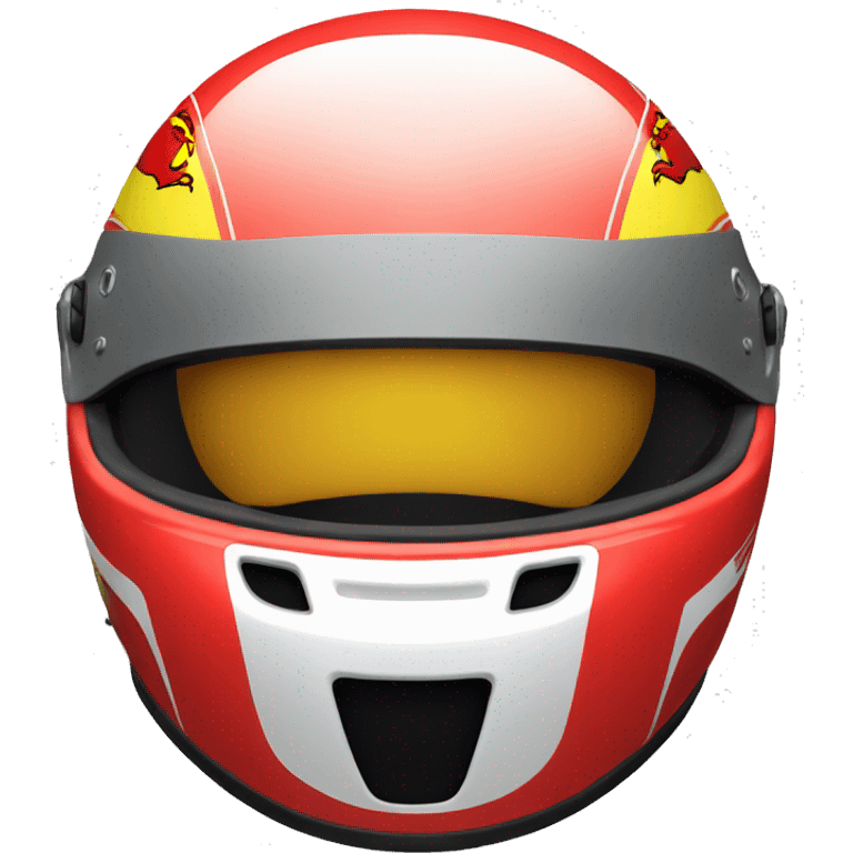 Ferrari F1 Helmet emoji