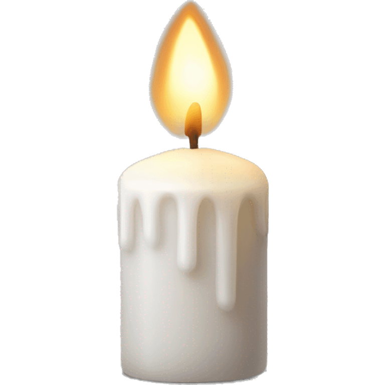 White candle emoji