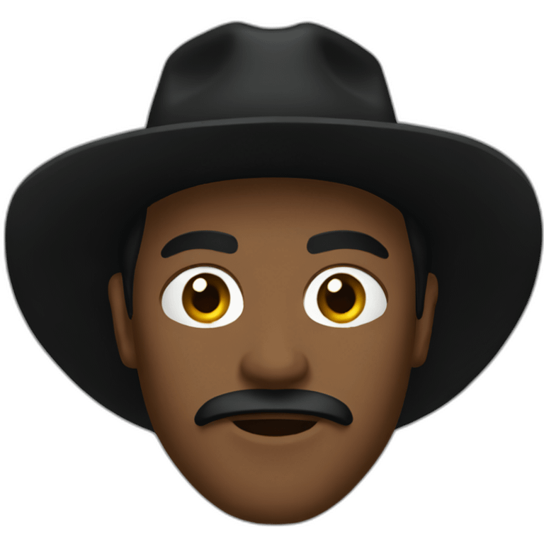 Black el Zorro emoji