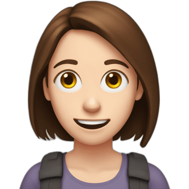 Overly attached girlfriend emoji