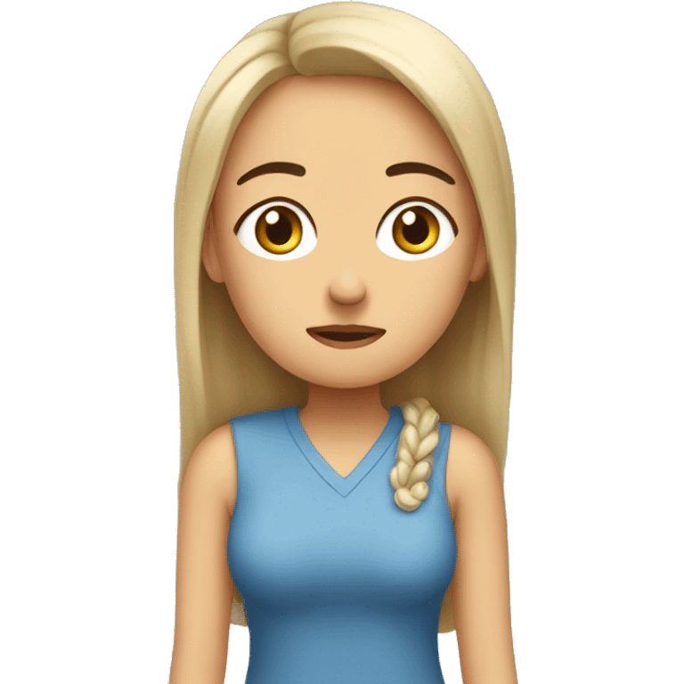 A woman feeling ill ￼ emoji